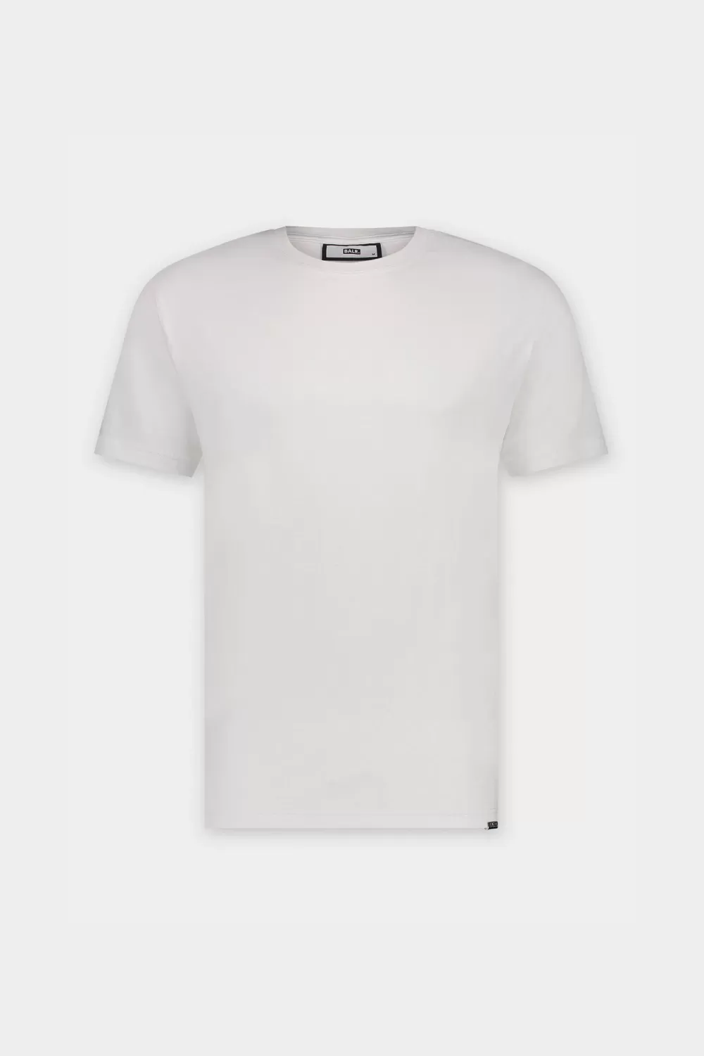 BALR. Classic Metal Clip Straight Fit T-Shirt Bright White Hot