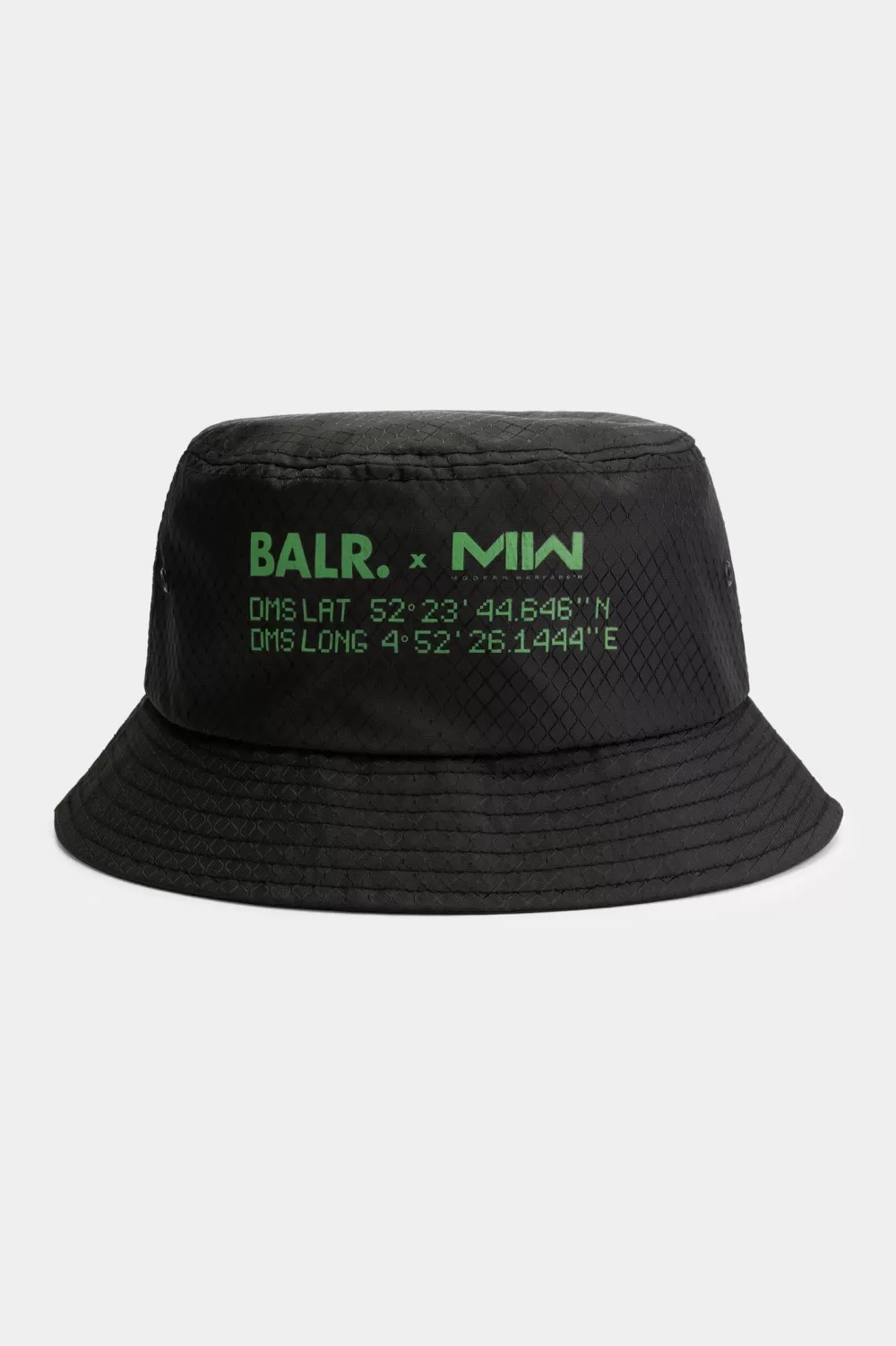 BALR. X Mwii Ripstop Bucket Hat Jet Black Clearance