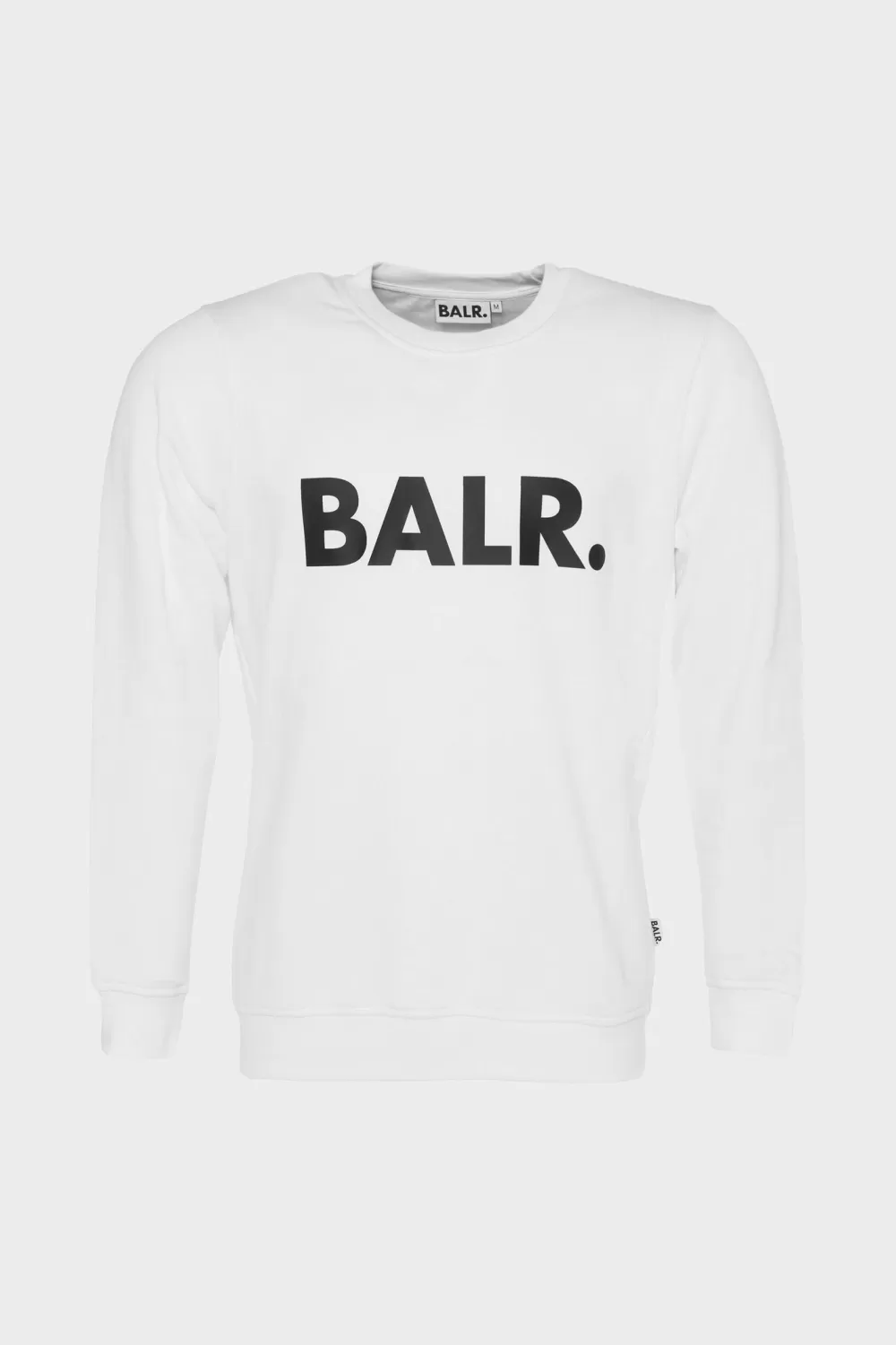 BALR. Brand Straight Crewneck Bright White Store