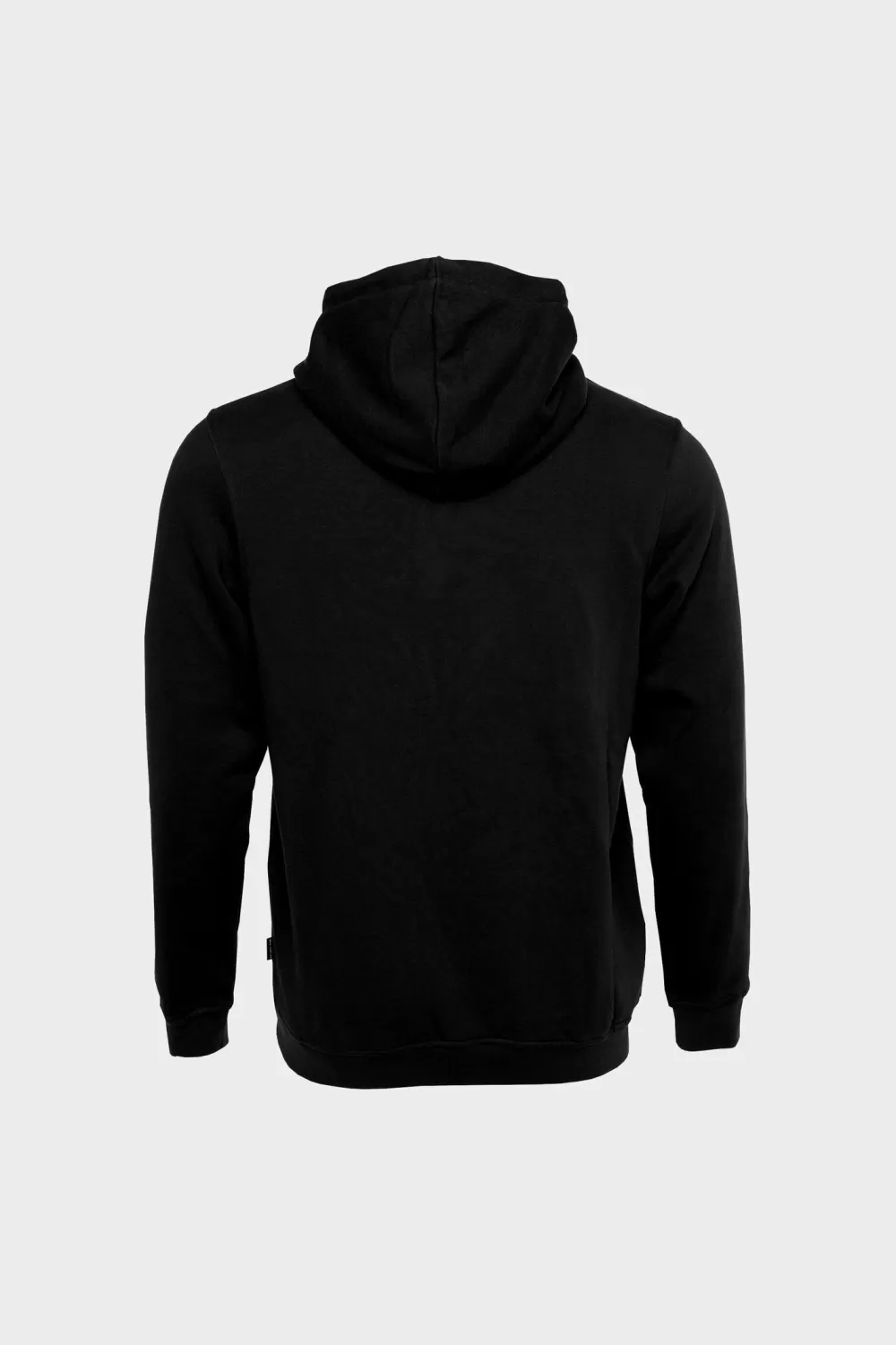 BALR. Brand Straight Hoodie Jet Black Cheap