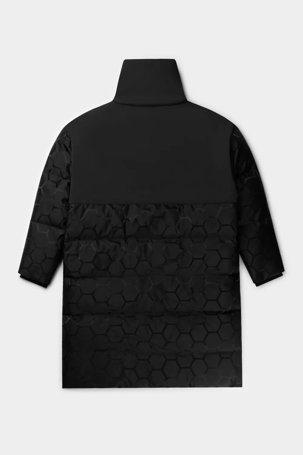 BALR. Dante Jacquard Long Puffer Jet Black Store