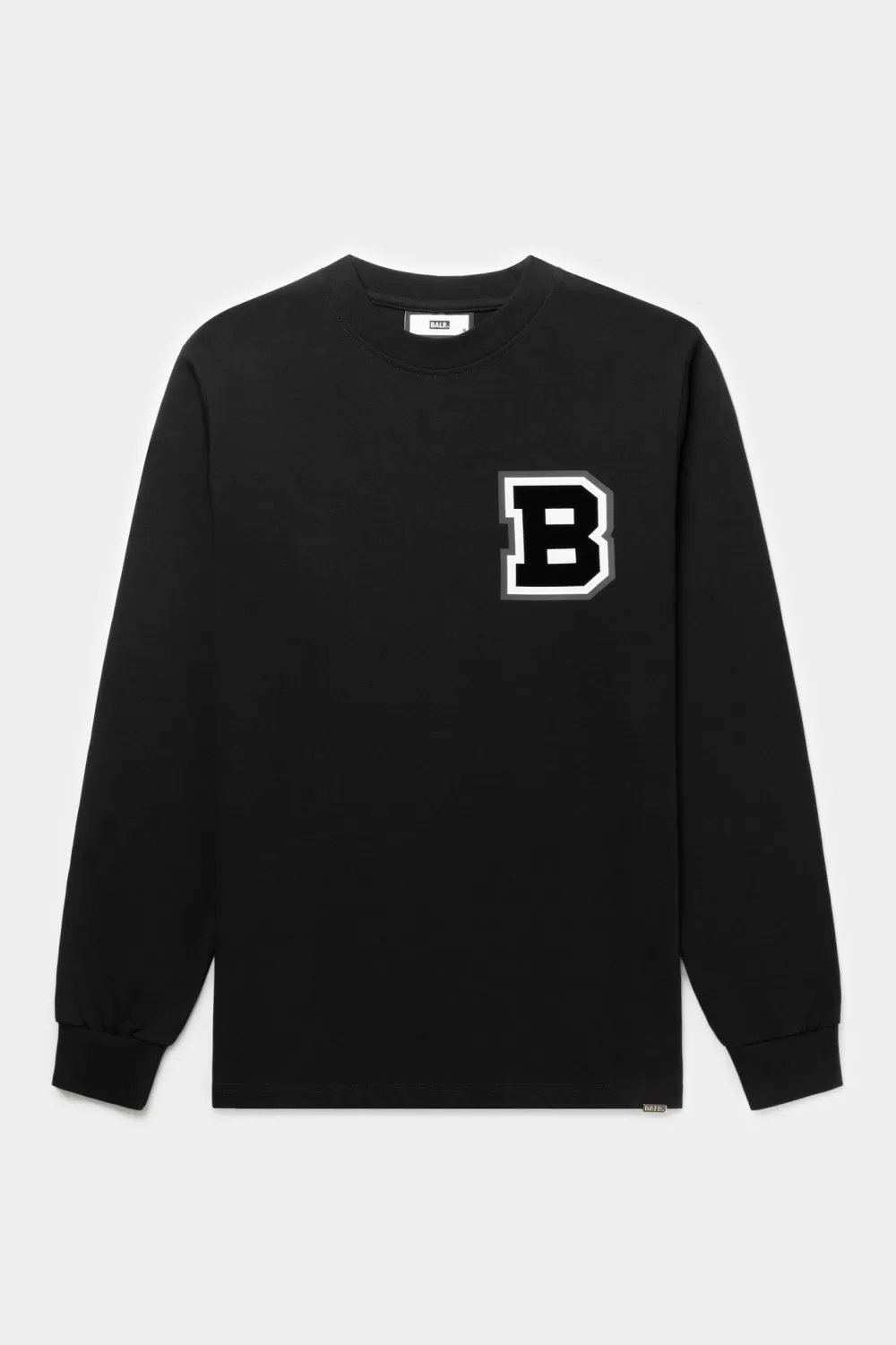 BALR. Franck Relaxed B Crest Longsleeve Jet Black Hot