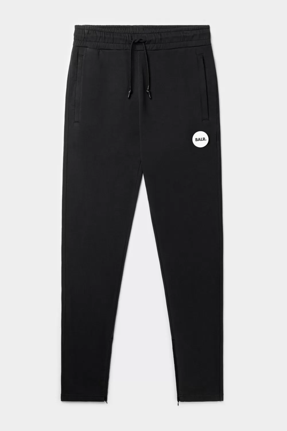 BALR. Jacob Round Rubber Badge Regular Jogger Jet Black Discount