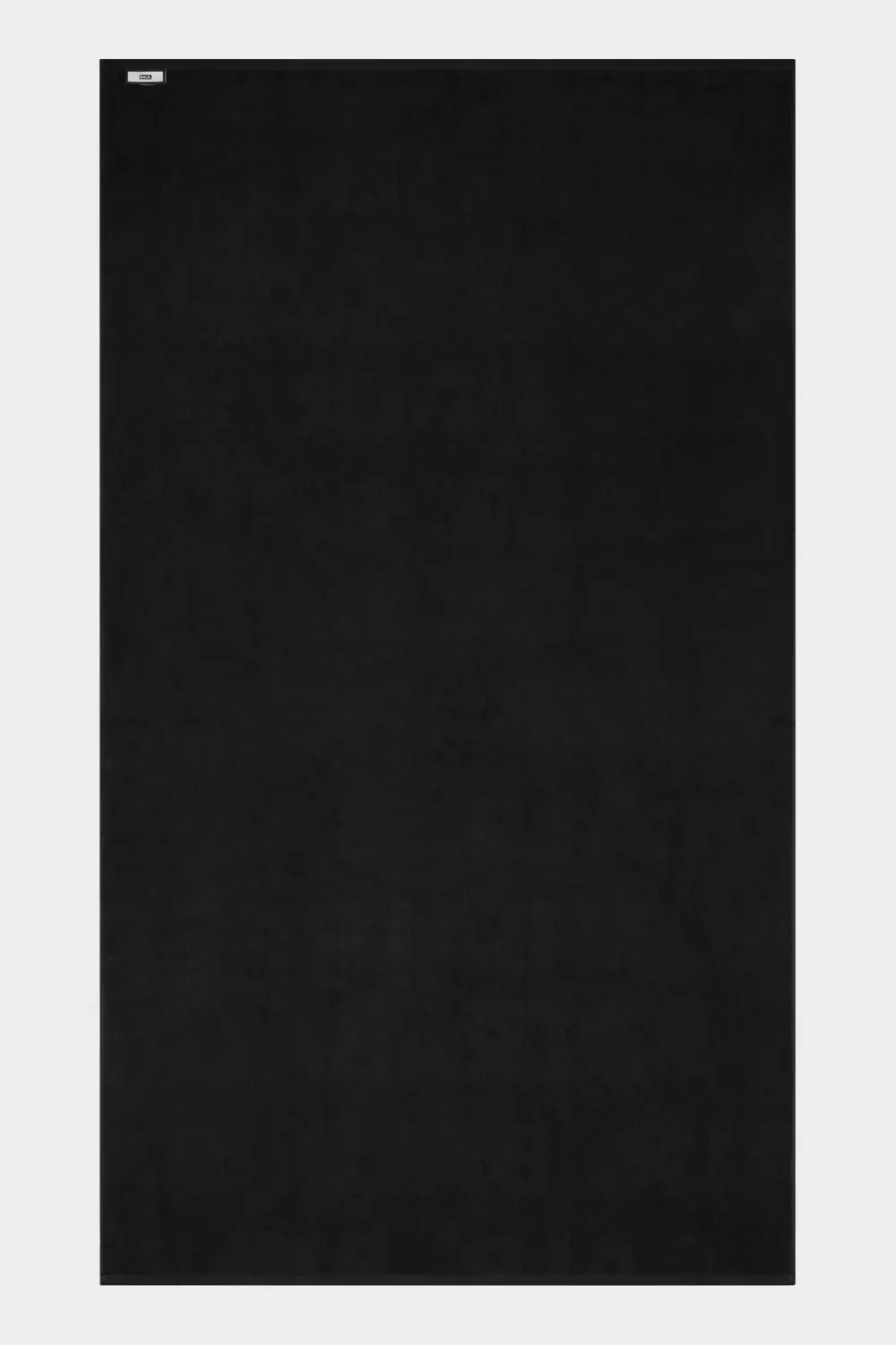 BALR. Jacquard Brand Aop Cotton Towel Jet Black Clearance