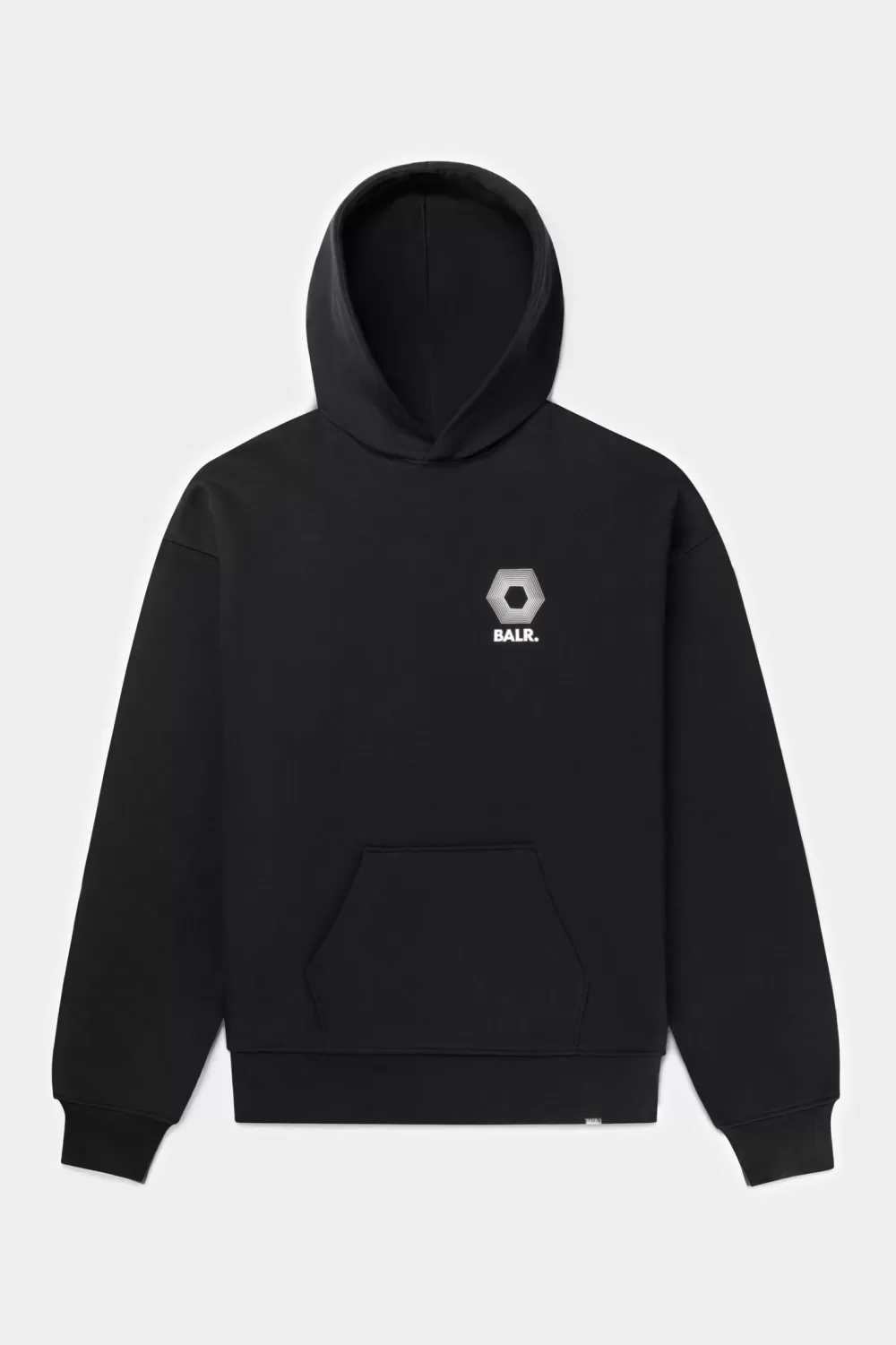 BALR. Joey Box Half Track H2S Hoodie Jet Black Store