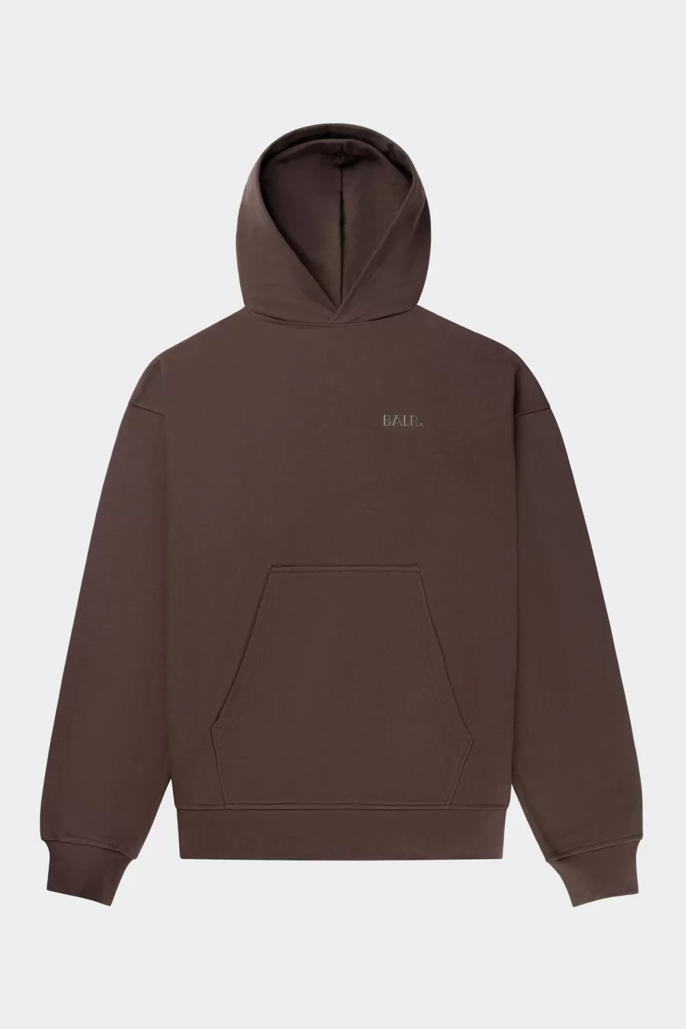 BALR. Joey Box Satin Hoodie Java Best Sale