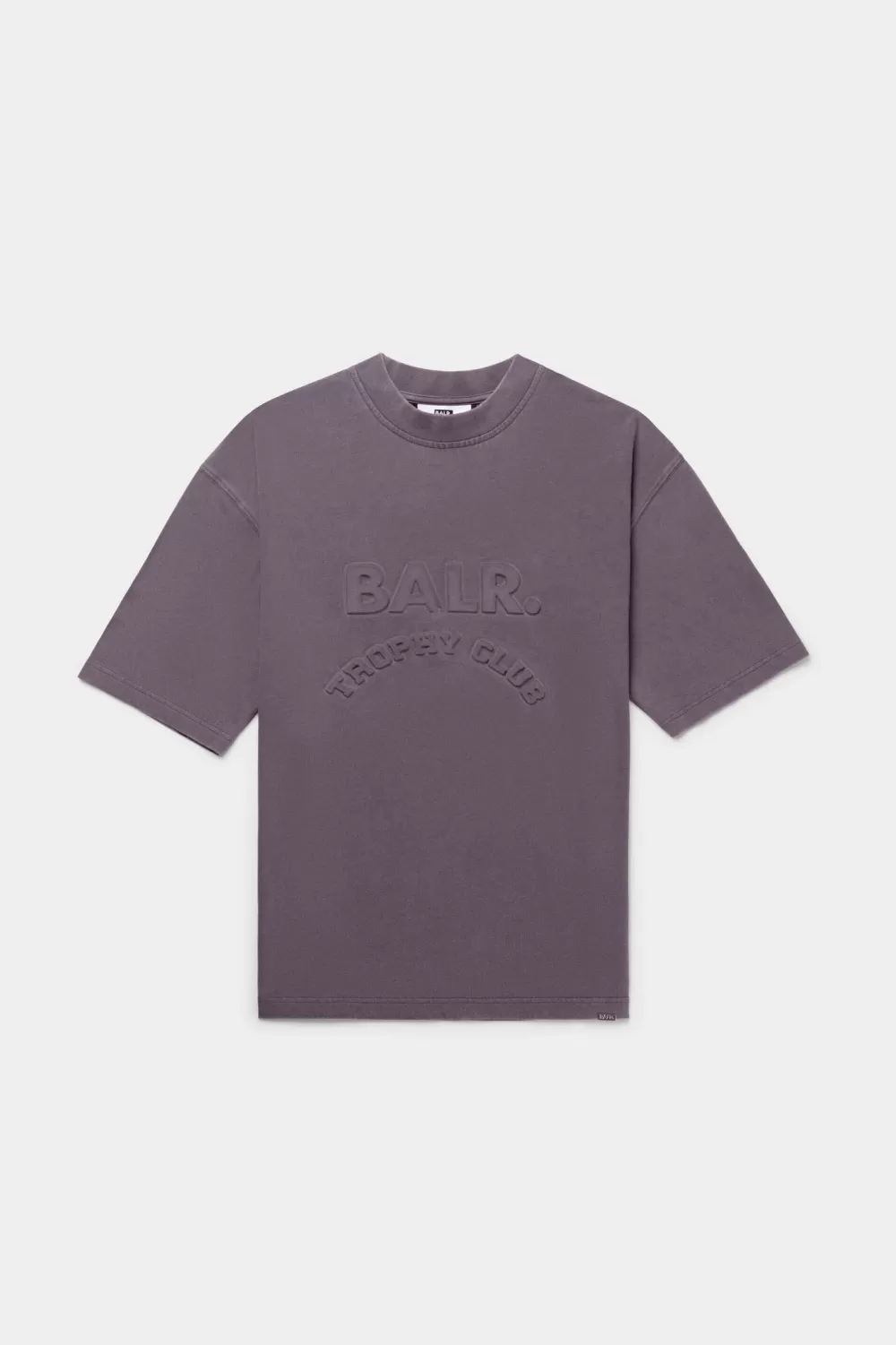 BALR. Joey Box Washed Trophy Club T-Shirt Asphalt Washed Outlet