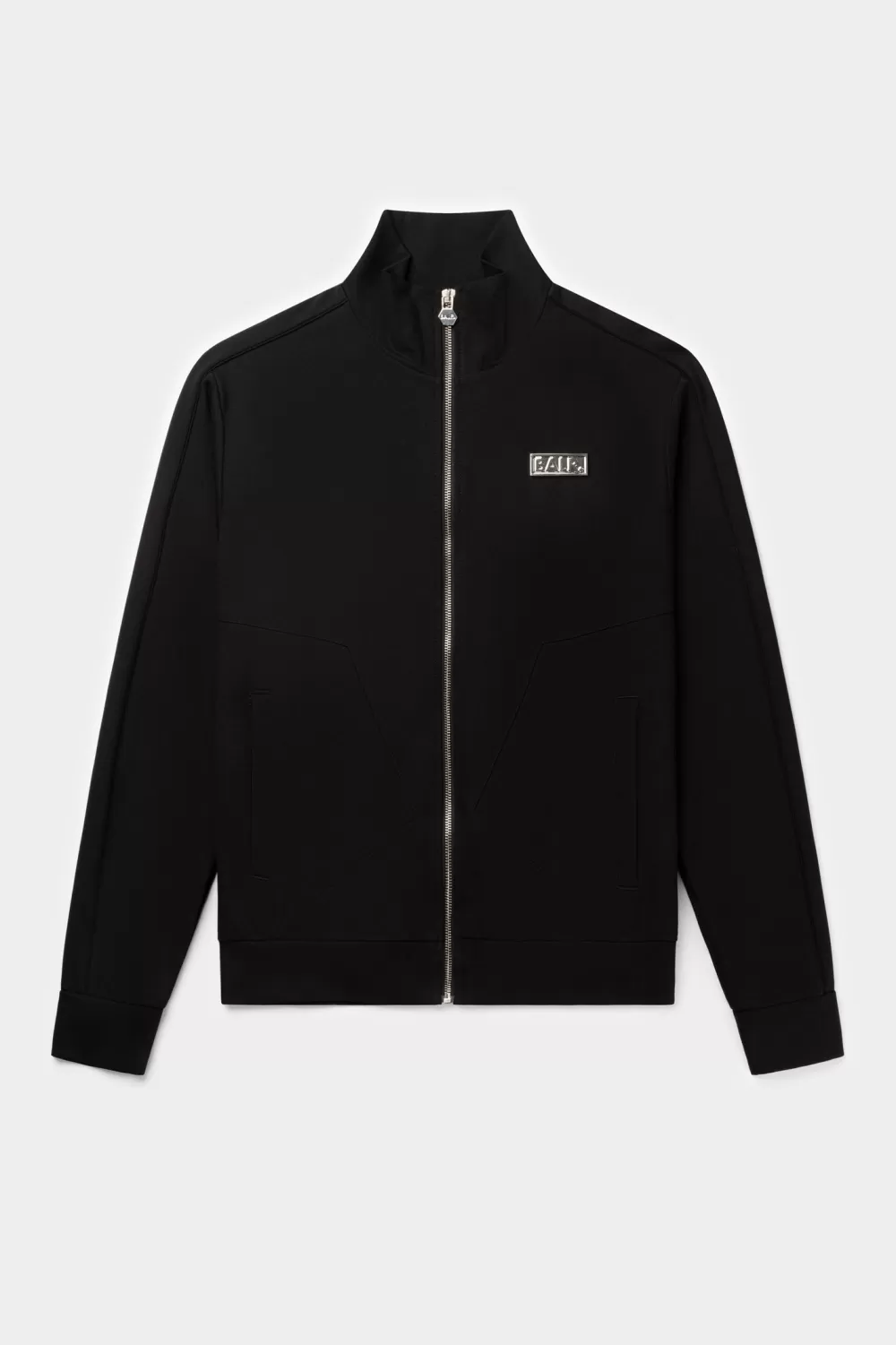 BALR. Louis Slim Panel Track Jacket Jet Black Store