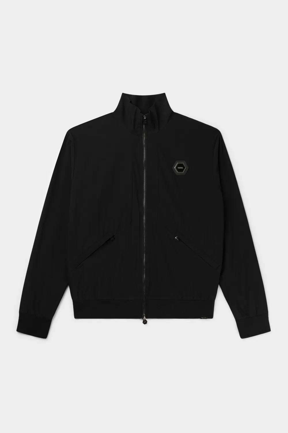 BALR. Louis Slim Ripstop Track Jacket Jet Black Best