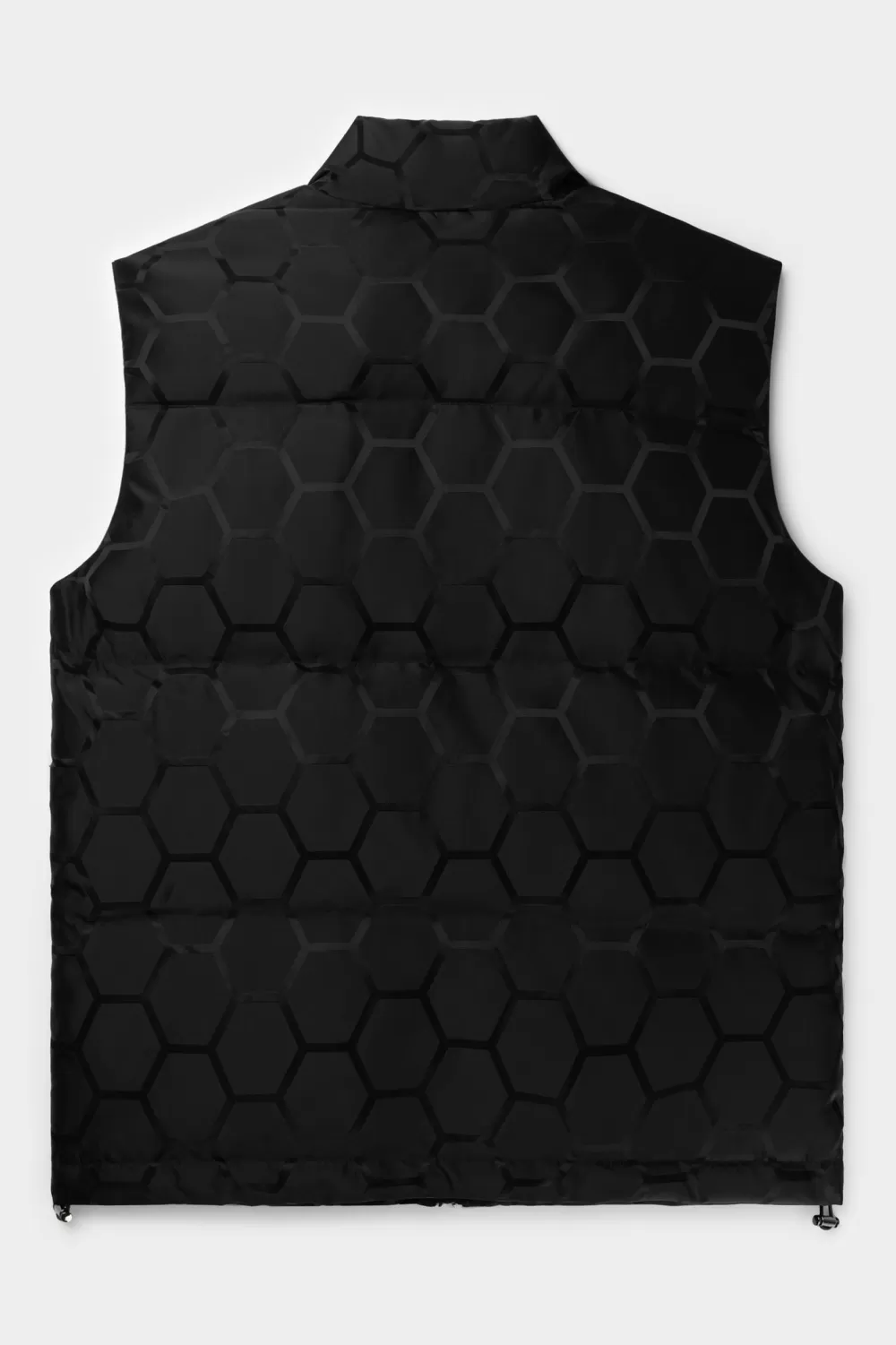 BALR. Miles Straight Jacquard Bodywarmer Jet Black New