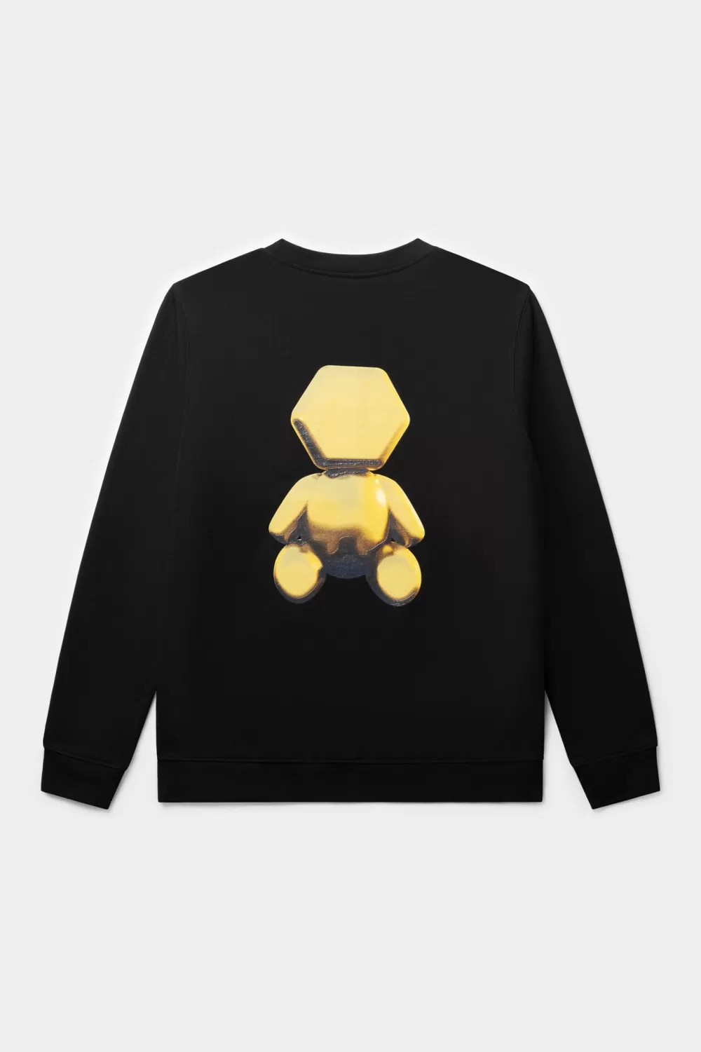 BALR. Olaf Straight Gold Doll Emblem Crewneck Jet Black Best