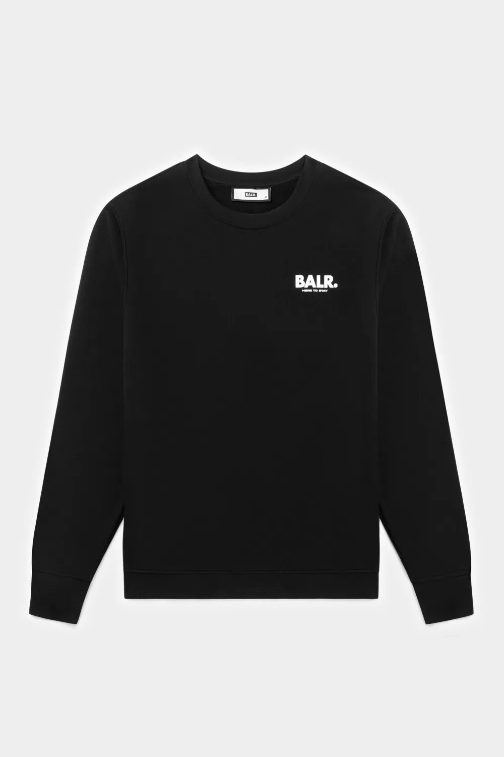 BALR. Olaf Straight H2S Globe Crewneck Jet Black Flash Sale