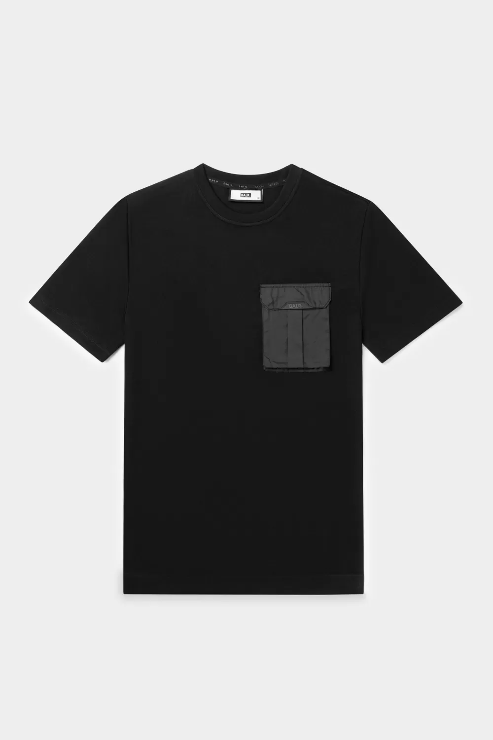 BALR. Q-Cargo Series Straight T-Shirt Jet Black Clearance