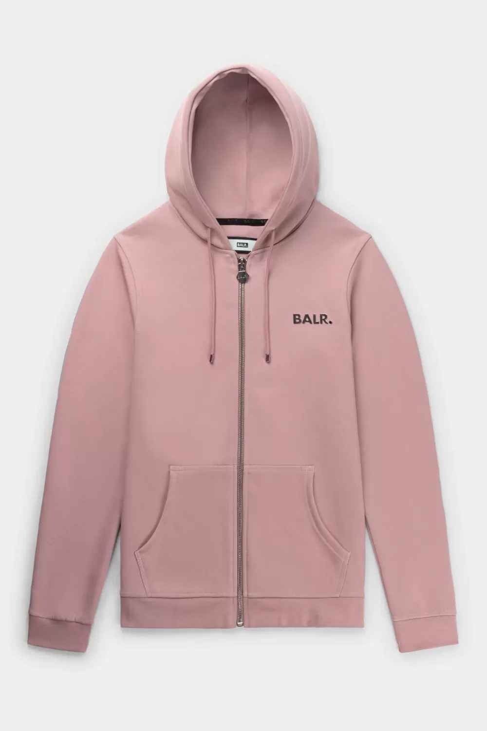 BALR. Q-Series Straight Zip Thru Hoodie Renewed Foxglove Sale