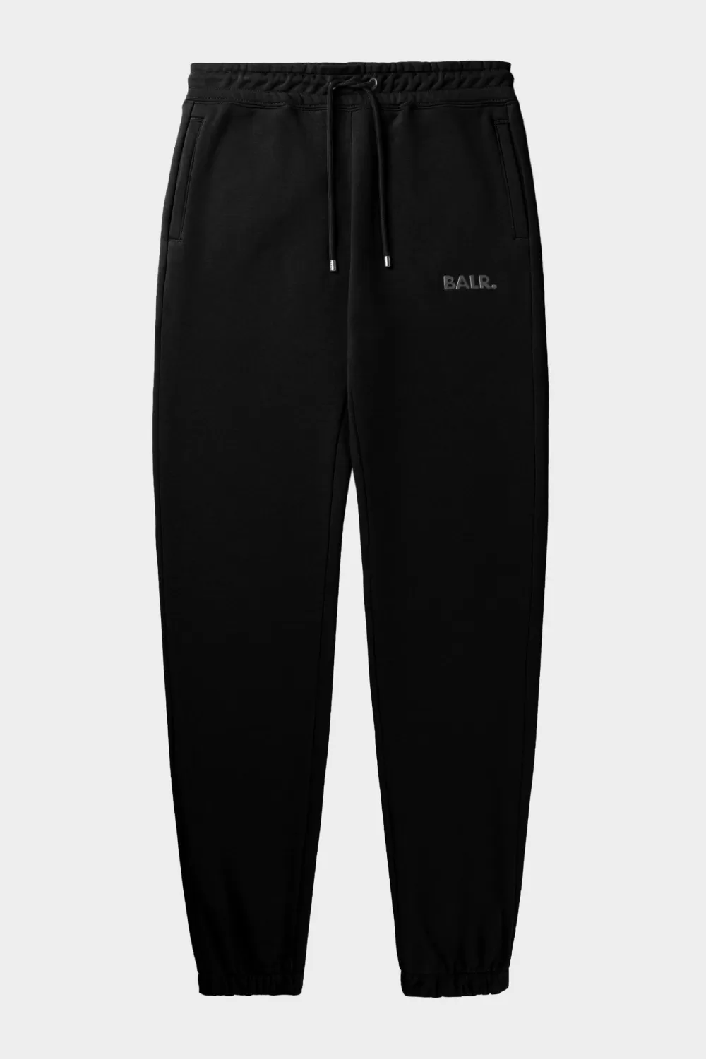 BALR. Regular Metal Brand Jogger Jet Black Best Sale