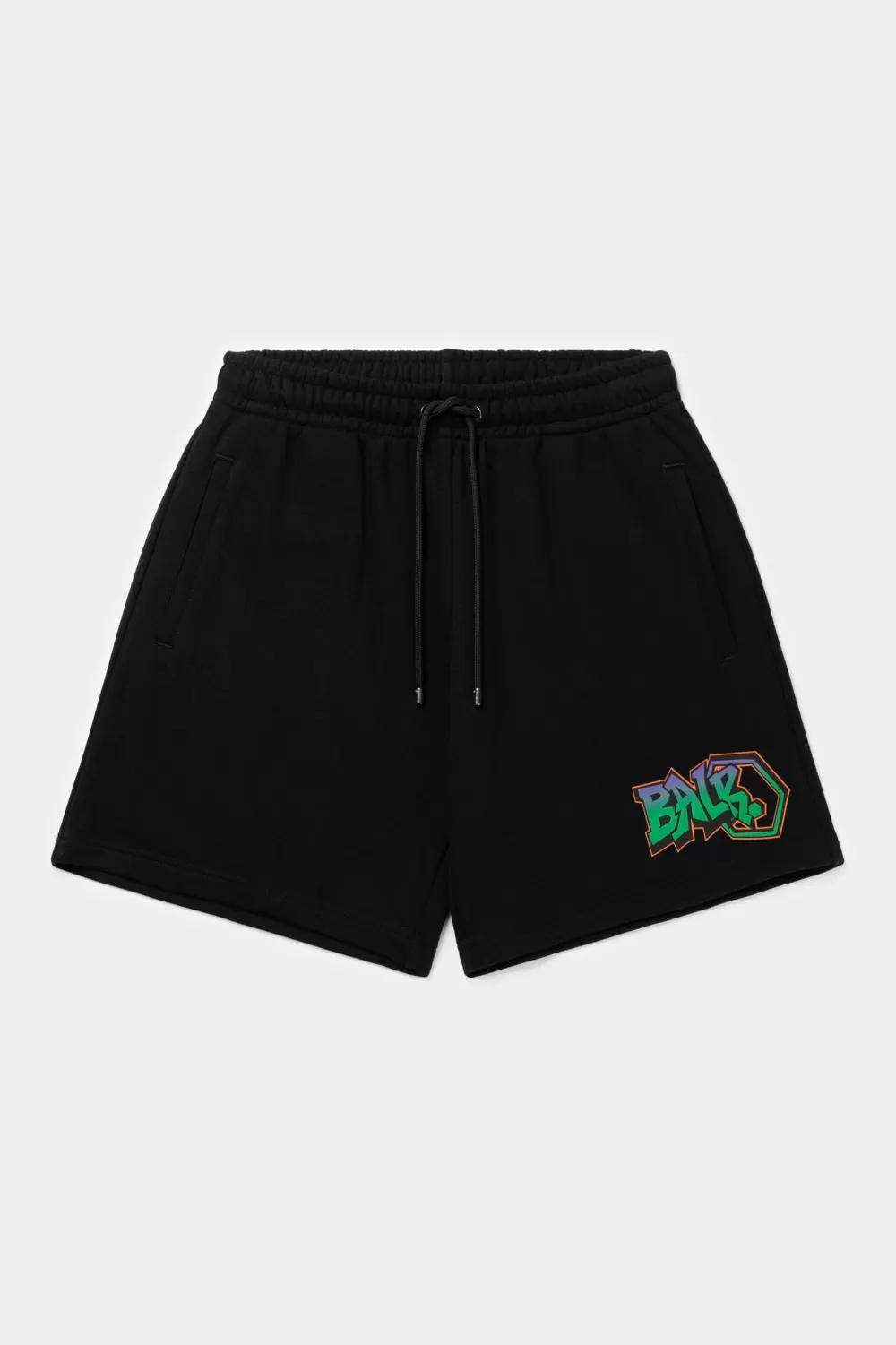 BALR. Storm Graffiti Regular Shorts Jet Black Cheap