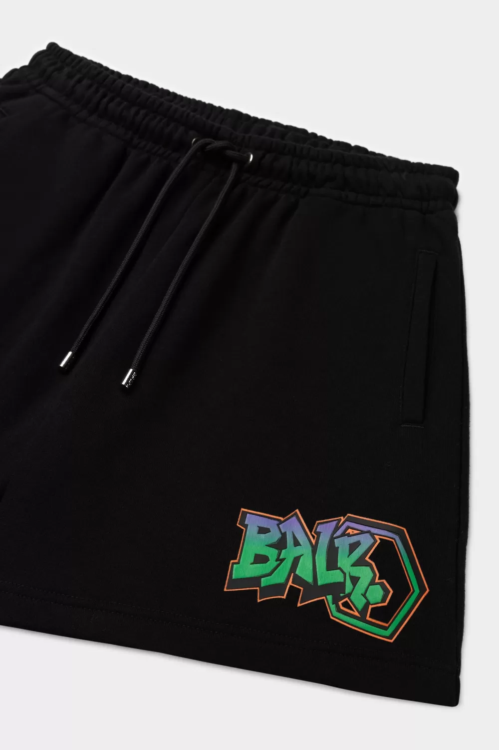 BALR. Storm Graffiti Regular Shorts Jet Black Cheap