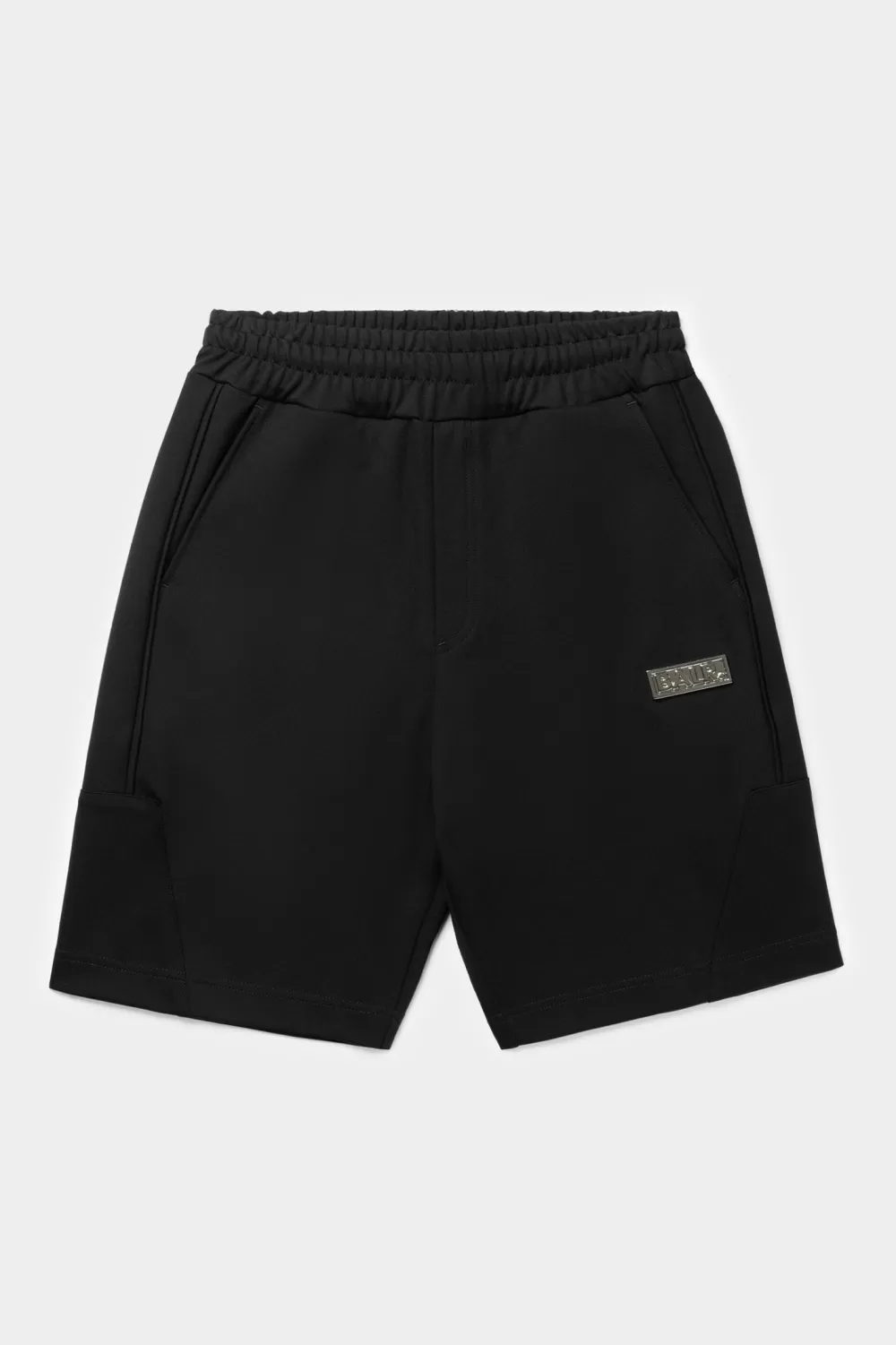 BALR. Tony Regular Panel Sweat Shorts Jet Black Shop