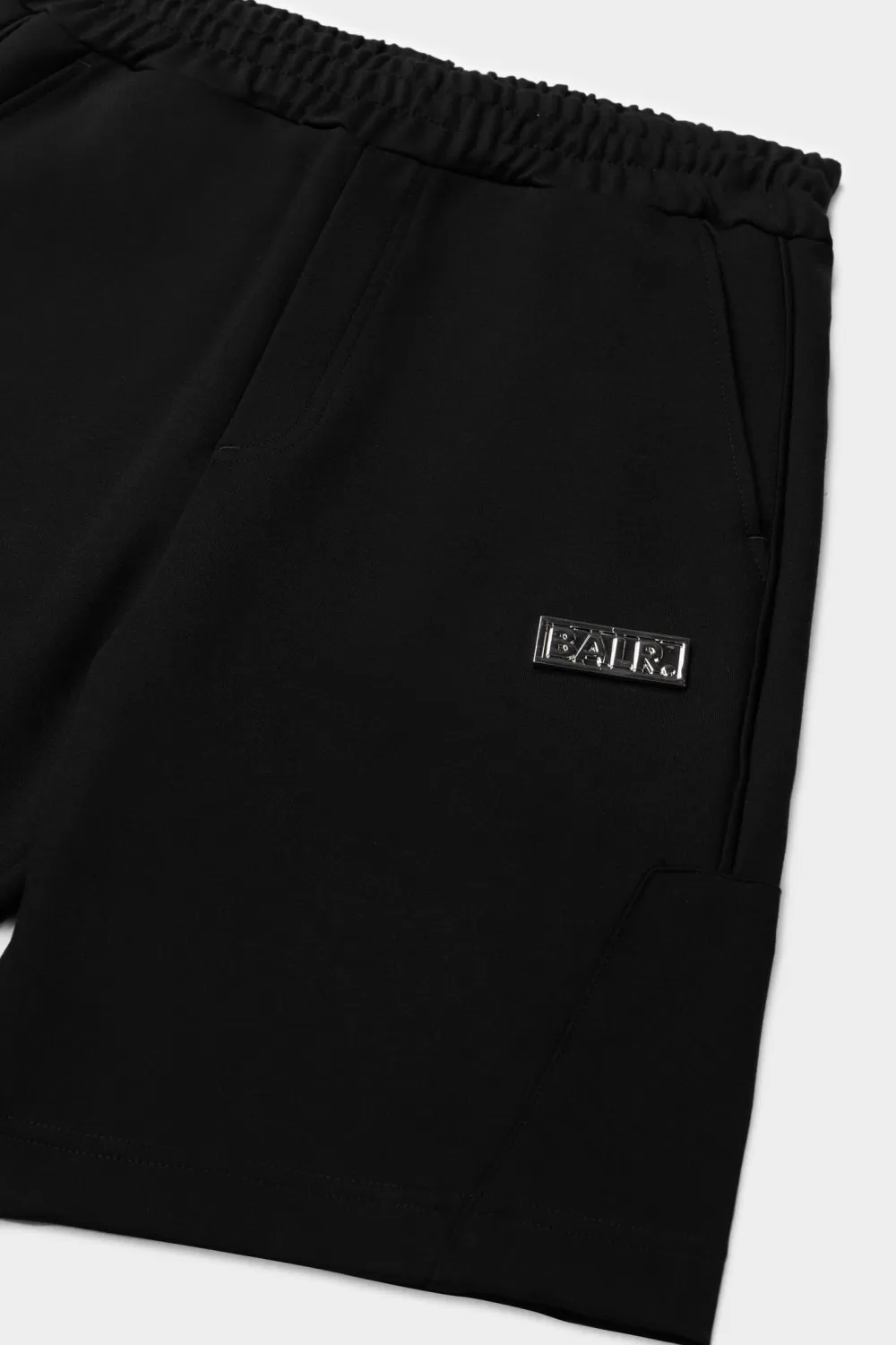 BALR. Tony Regular Panel Sweat Shorts Jet Black Shop